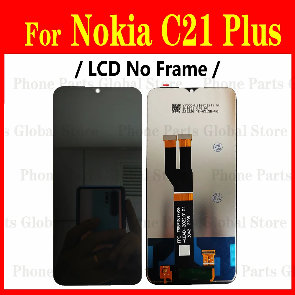 Фото ЖК-дисплей для Nokia C100 C200 C110 C210 C300 C10 C12 Pro C20 C21 C22 C30 C31 C32 C01 Plus C02 C1 C2 C3 C5 Endi Дисплей Сенсорный экран №5