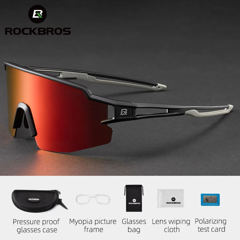 

ROCKBROS official Glasses Polarized Lens Bike Glasses Eyewear Goggles UV400 MTB Cycling Sunglasses