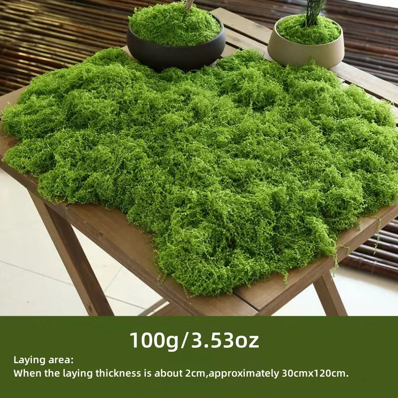 

Искусственный мох, зеленый, полиэстер