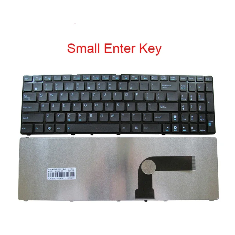 НОВАЯ клавиатура для ноутбука ASUS K55D/DR A52L/J/F K52D/J/N/F/X N53 N53S/SV/SN/SM/T