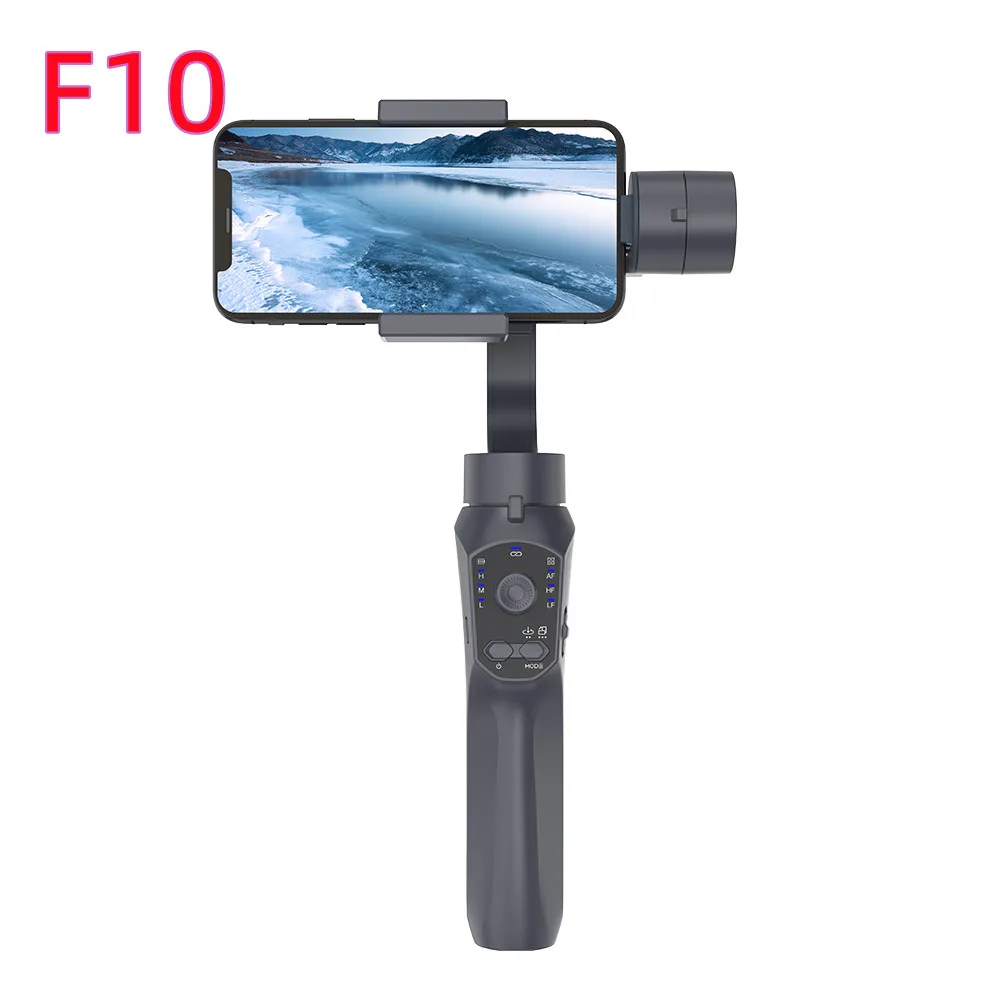 

3-осевой карданный стабилизатор F10, Ручной Стабилизатор для смартфона с управлением через приложение, подходит для iPhone 14, 13, 12, Xiaomi