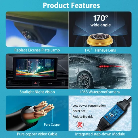 170° AHD 1080P Car Rear View Camera For BMW 3 5 Series F30 F31 F34 F10 F11 F07 F25 F26 F48 X1 X3 X4 X5 X6 328i Reverse Camera HD