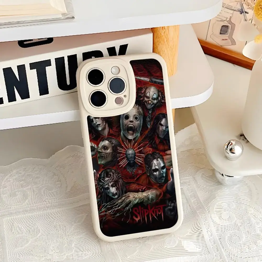 Чехол для телефона S-Slipknot Iphone 16 15 14 12 13 Pro Max 11 Mini X Xr Xs 8 силиконовый чехол из овечьей
