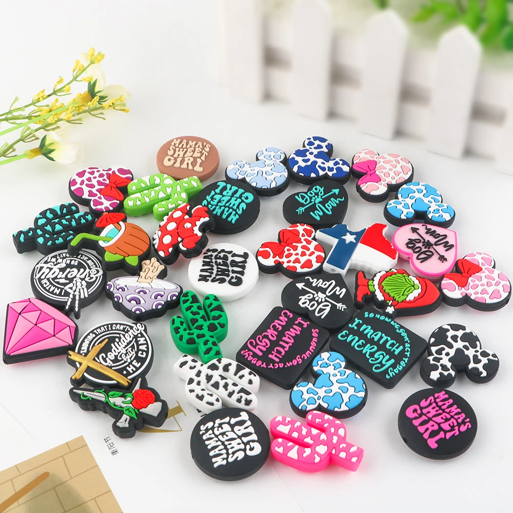 

5-10Pcs New Mouse Silicone Beads Food Grade Cartoon Silicone Focal Bead Jewelry Making DIY Bracelets Necklace Accessories