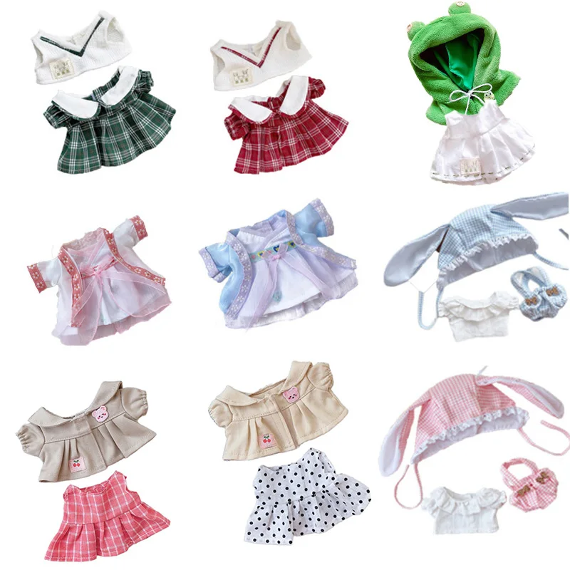 

Doll Clothes for 20cm Idol Doll Outfit Accessories 2PC Hoodie Outfit Cute Princess Clothing Suit for Super Star Dolls Toys Colle