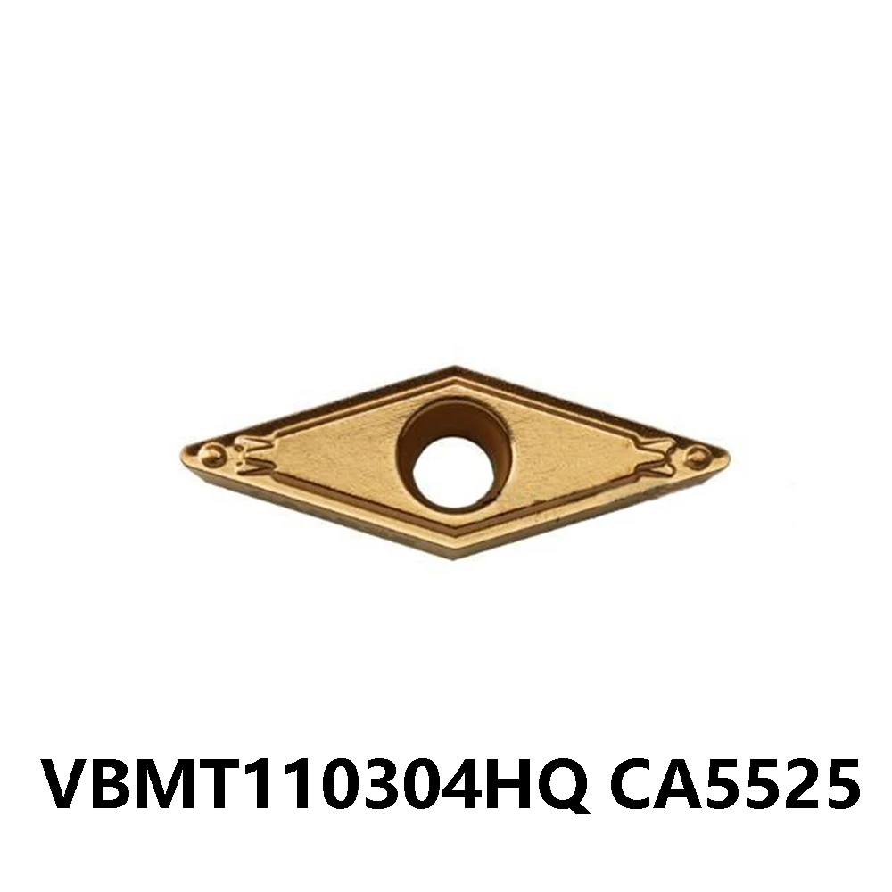 VBMT 110304 HQ CA5525 Оригинал 35 ° Пластины VBMT221HQ Твердосплавные лезвия Токарные