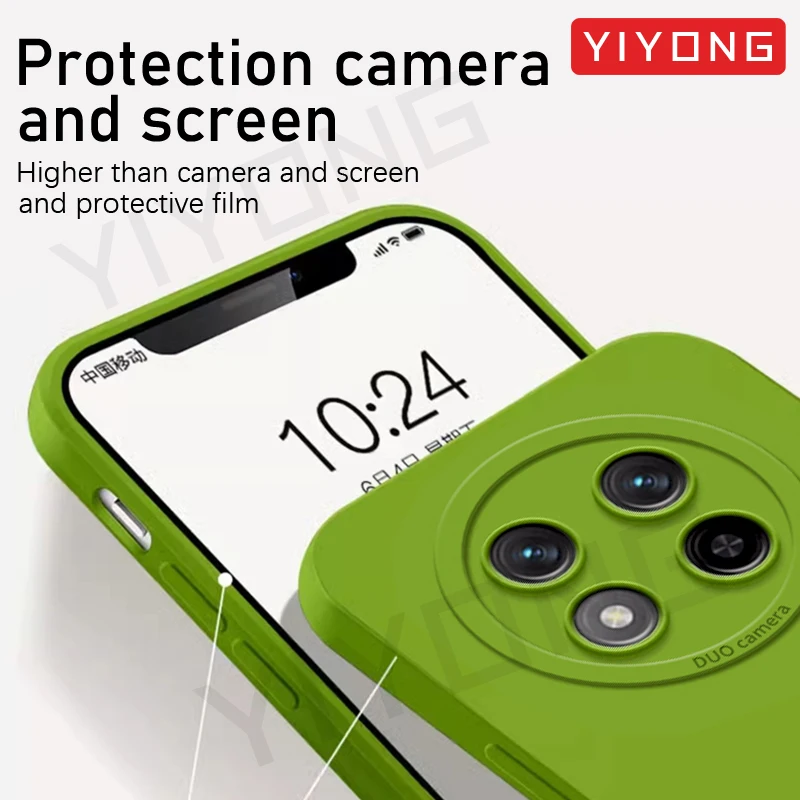 Фото Чехол для HonorX9C YIYONG, оригинальный жидкий силиконовый мягкий чехол для Huawei Honor X9C Smart Magic 7 Magic7 Lite HonorX9C, чехлы для телефонов №5