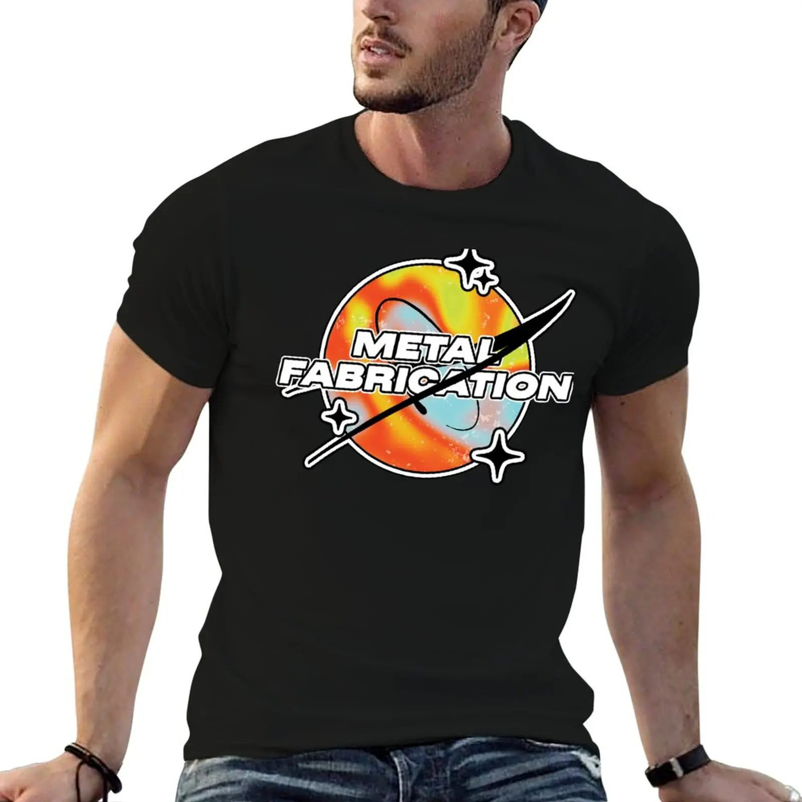 Футболка Metal Fabrication Melty Space для любителей спорта аниме вещи животное принтер