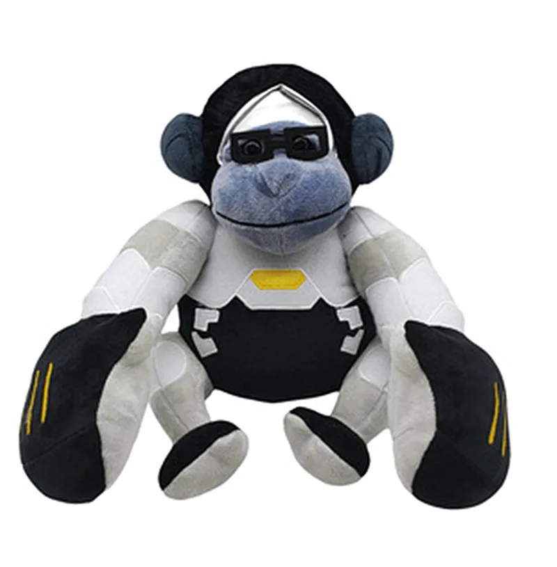 

New Cute Game Overwatch Winston Gorilla Plush Kids Stuffed Toys For Children Gifts 26CM