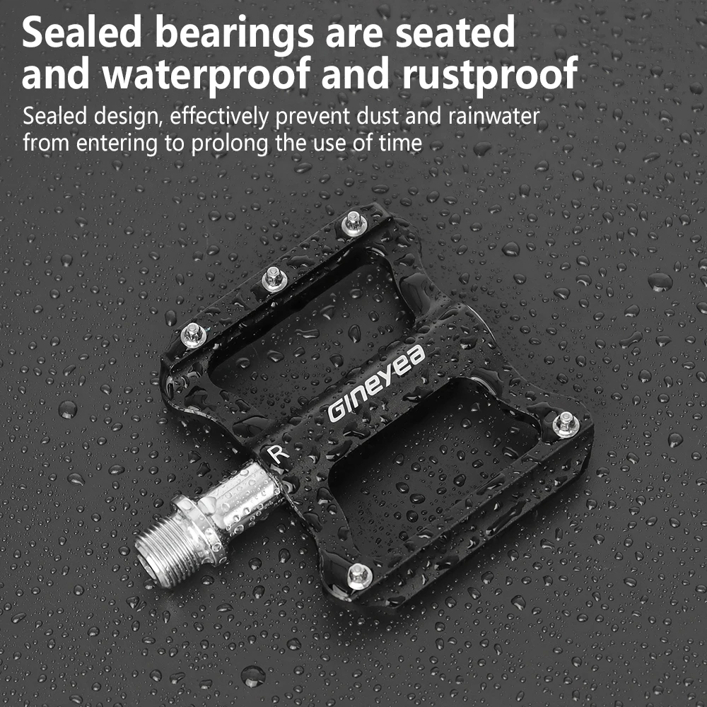 Gineyea K349 Сверхлегкая велосипедная педаль противоскользящая нескользящая из