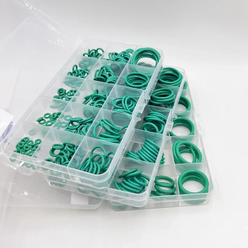 

O Ring CS 1-3.1mm OD 4-32mm Sealing Gasket Insulation Oil High Temperature Resistance Fluorine Rubber [250-100Pcs]