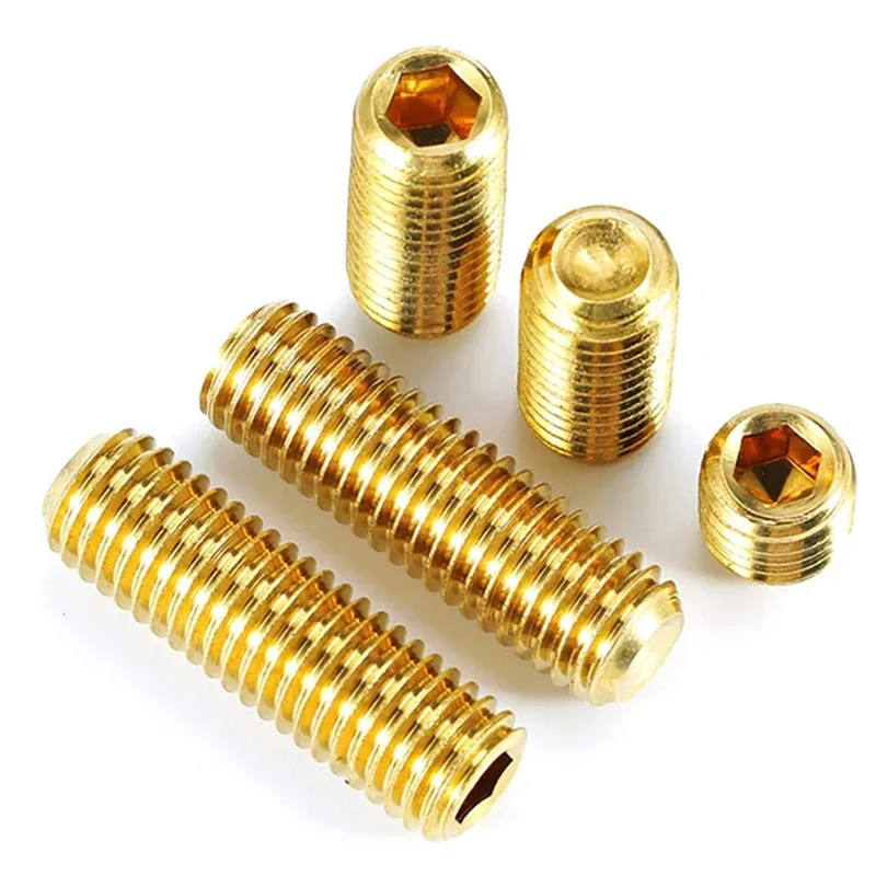 Установочные винты M3 M4 M5 класса 12 9 позолоченные титановые с шестигранной