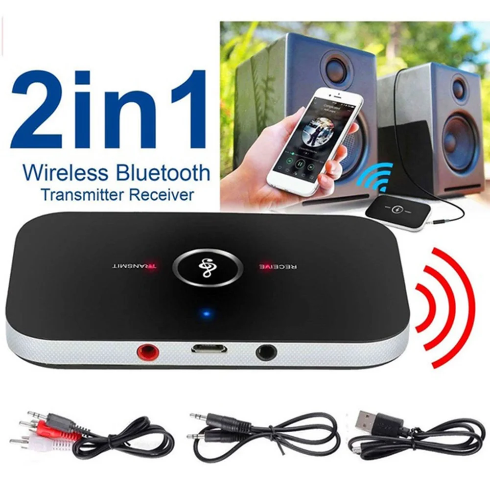 

2-in-1 Bluetooth Adapter 3.5 mm/USB Ports Stereo Bluetooth Transmitter and Receiver for PC TV Audio Devices