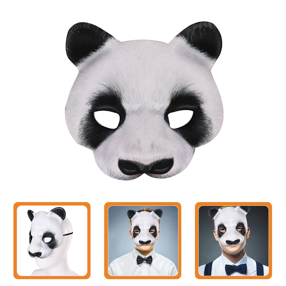 

Костюм на Хэллоуин, панда, маска, детская игрушка для косплея, белый, мужской, женский, мужской, животный