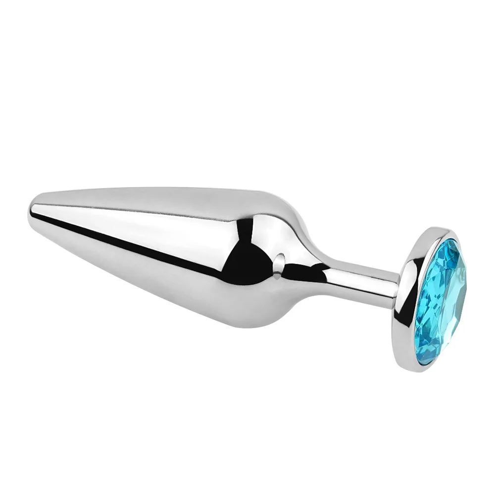 Металлическая Серебристая Анальная пробка расширение для задней площадки