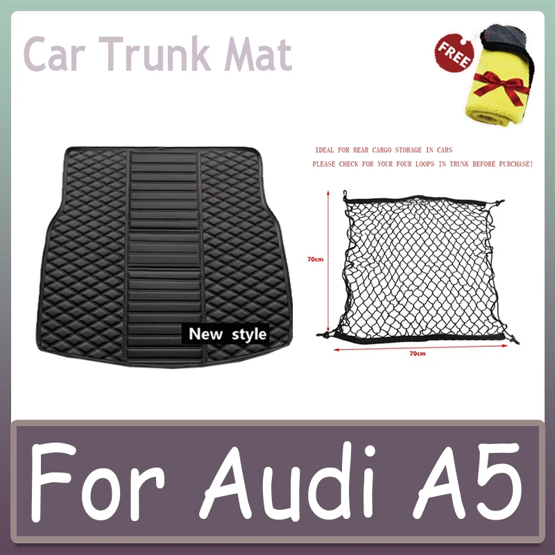 Коврик для багажника автомобиля Audi A5 Sedan/sportback Four Door 2017 2018 2019 2020 2021 2022 2023 ковер