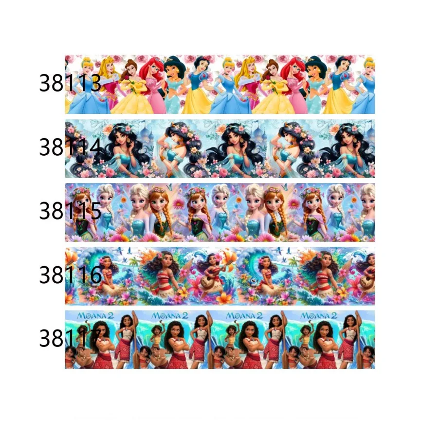10 ярдов Moana 2 Grosgrain Лента Упаковка для бантов для волос Швейные аксессуары Товары для рукоделия (art.: 3920cec2bbd02) - 3920cec2bbd02