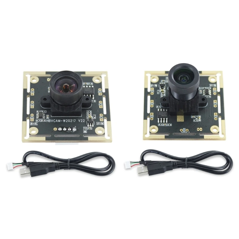 

HXBE OV9732 Camera Module Board 720P 1MP 72/100 Degree Adjustable Manual-focus MJPG/YUY2 for Face Recognition Projects