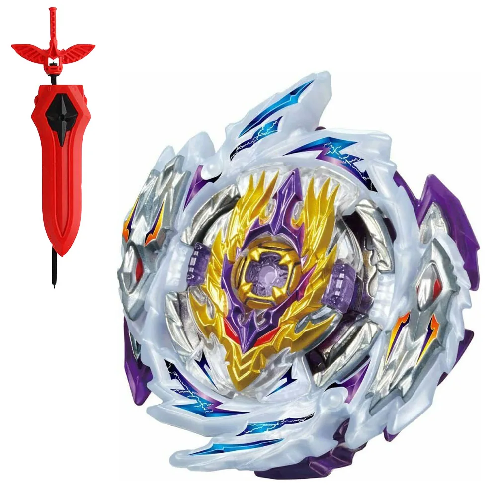 

B-X TOUPIE BURST BEYBLADE choz valkyrie Burst SuperKing Booster B-168 Rage Longinus.Ds' 3A b168 Sword launcher