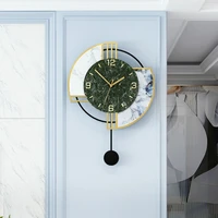 nordic luxury wall clock creative simple numbers silent pendule gold living room quartz wall clock duvar saati home decor