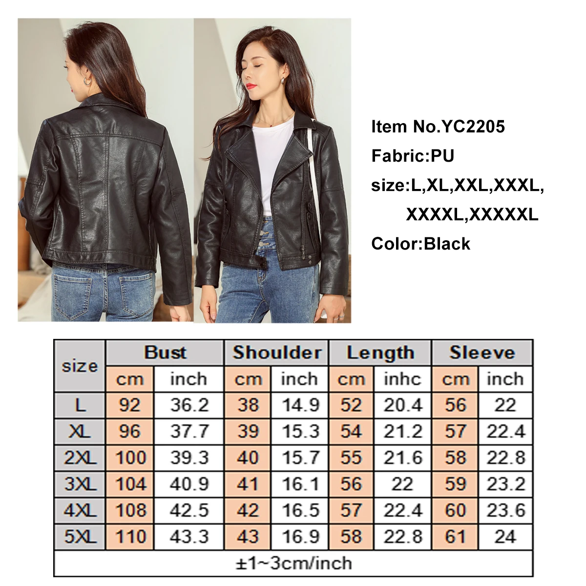 New Women Spring Jacket Short Outerwears Ladies Simple Slim Moto Biker Jackets Coat Female Clothings Leather Girl 2023 Fashion enlarge