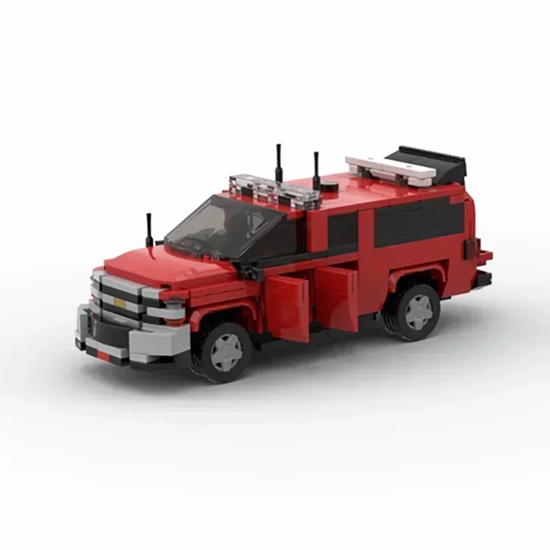 Модель автомобиля Moc строительные кирпичи Нью-Йоркский батальон 46 технология
