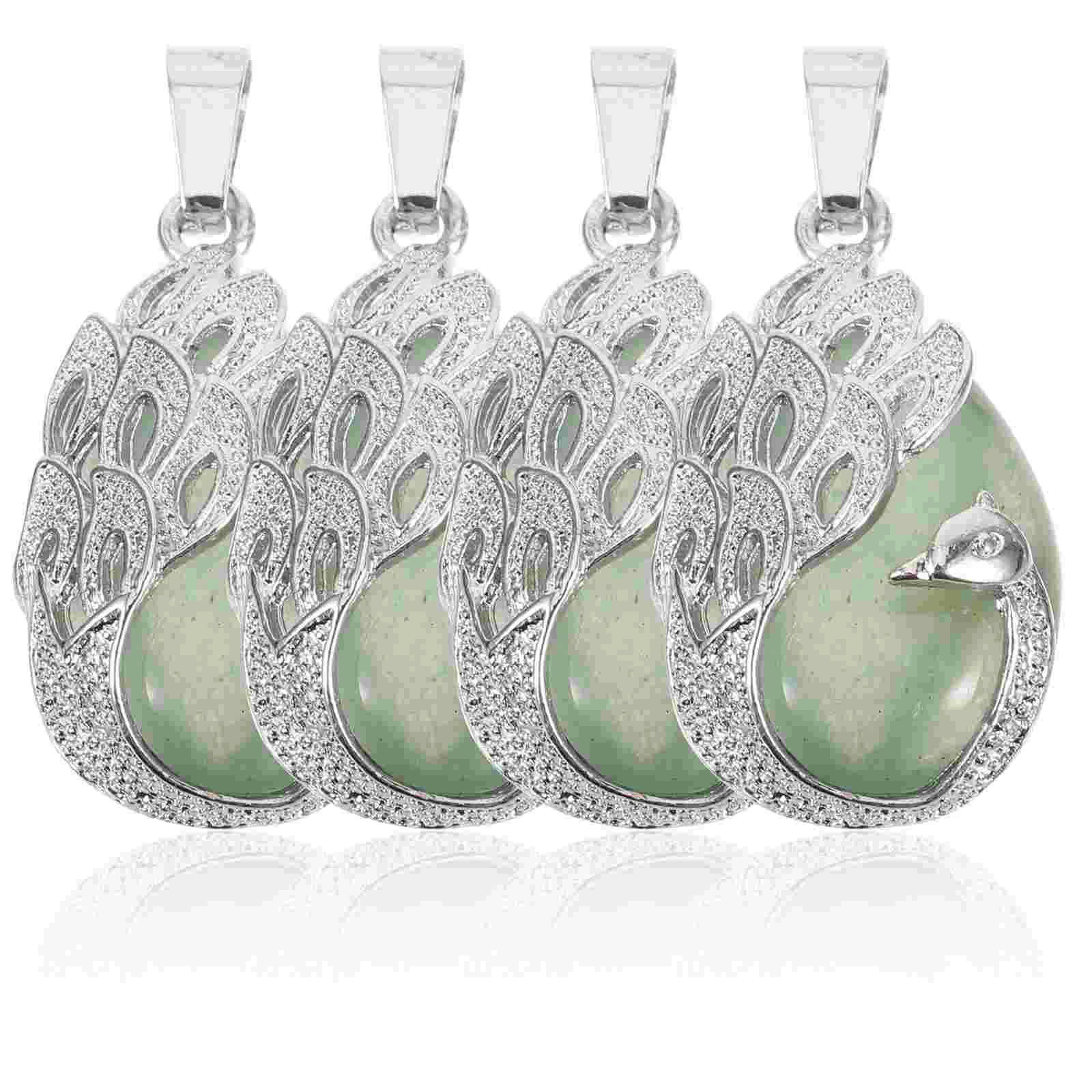 

4 Pcs Charm Decors Necklace Pendants DIY Jewels European American Handmade Ornaments Charms Jewelries Bracelet Jewellery