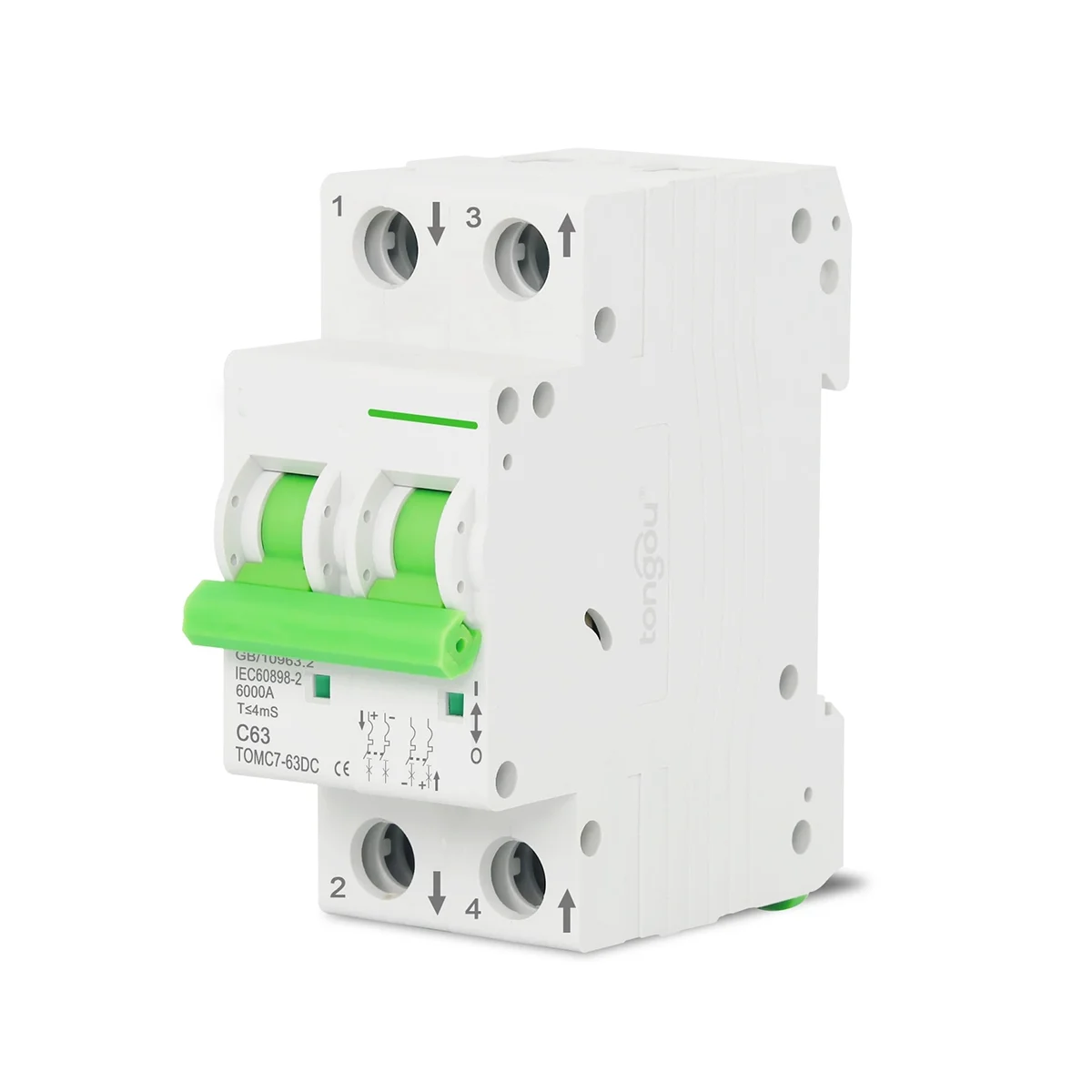 

DC550V Solar PV Circuit Breaker 2P 40A Mini Circuit Breaker for PV System Short Circuit Protector