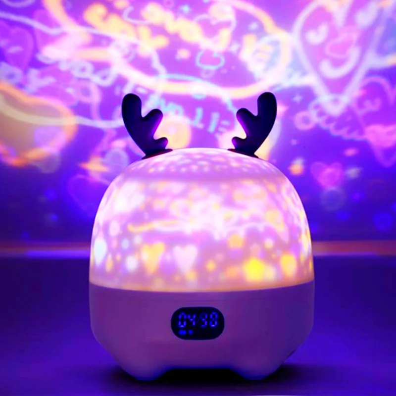 

New Bluetooth speaker, colorful night light, stereo, starry sky projection, creative USB atmosphere light