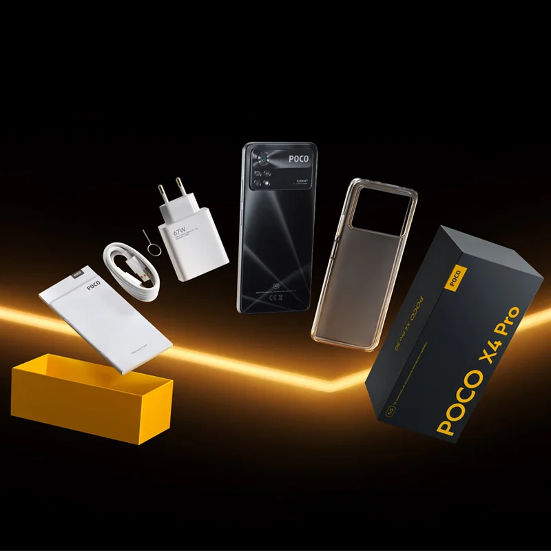 Global Version POCO X4 Pro 5G NFC Smartphone 128GB/256GB Snapdragon 695 Octa Core 108MP Camera 6.67