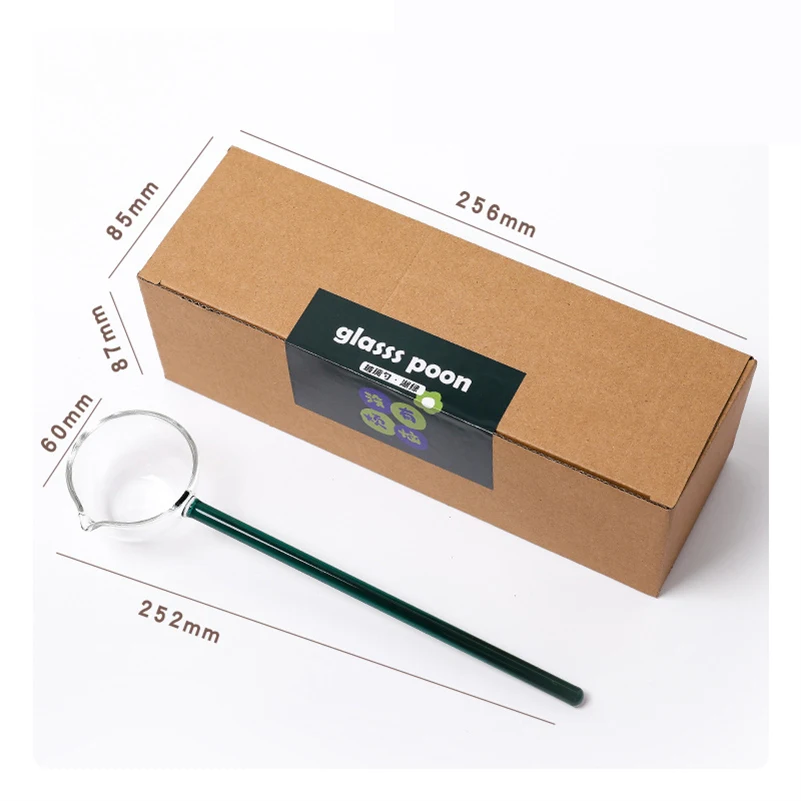 

Стеклянная ложка для напитков