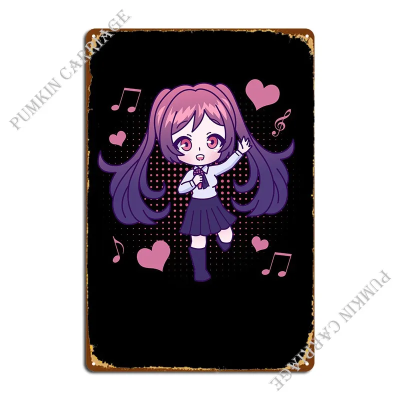 

Аниме музыкальная Kpop металлическая табличка для кинотеатра создание бара гаража гостиной жестяной знак плакат