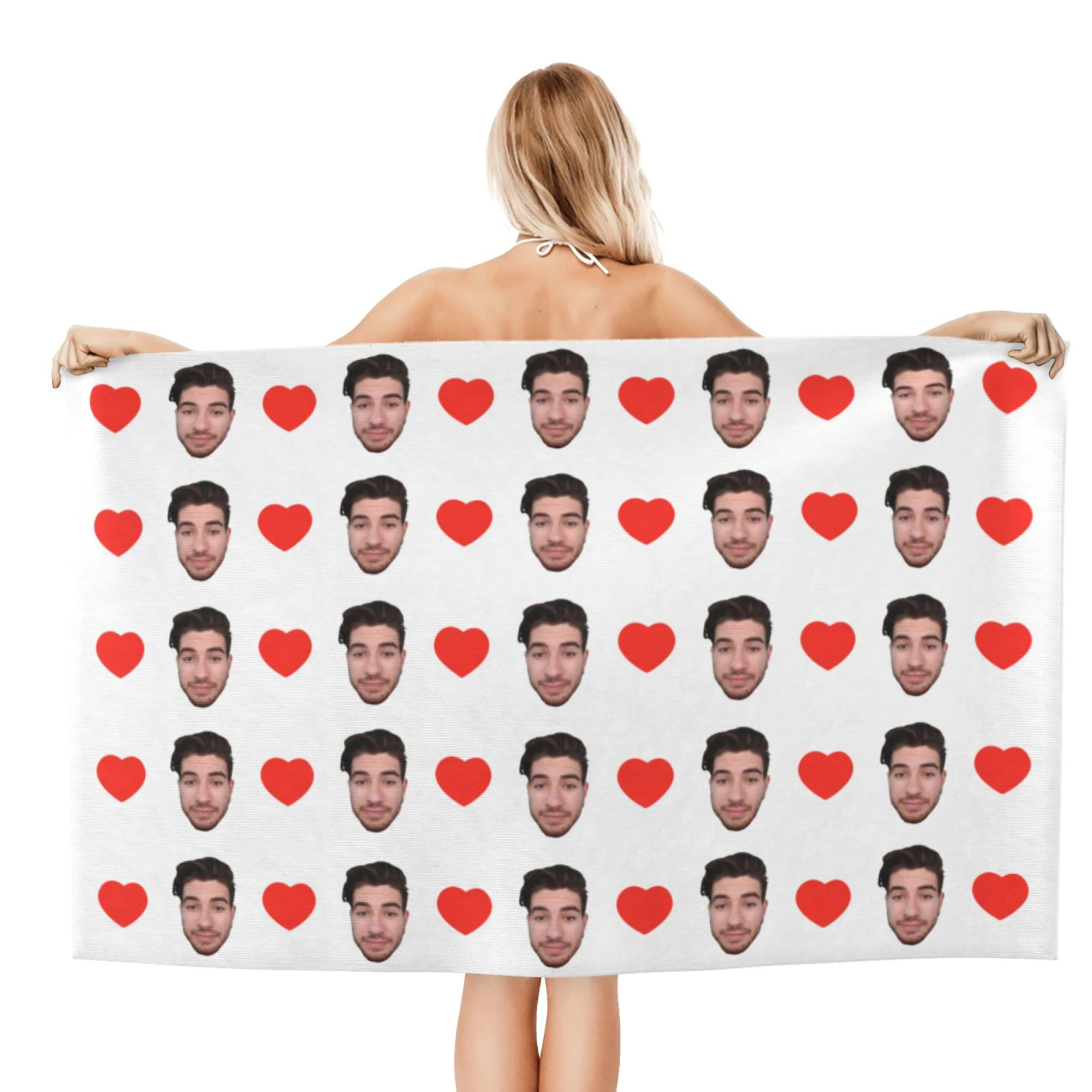 

Customized Logo Photo Beach Towel Summer Towels Bathroom Bath Towel Personalise Pictures Travel Beach Swimming Pool Towels