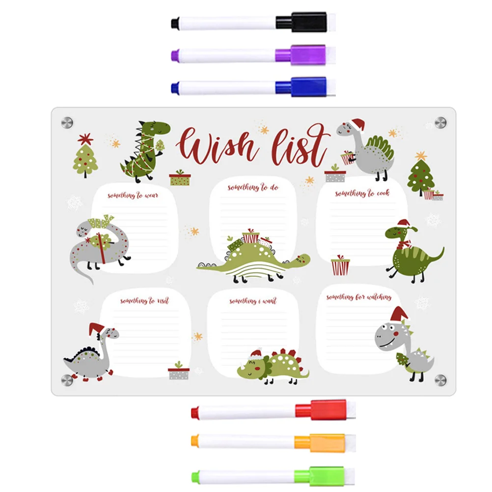 

Erasable Writing Board Refrigerator Magnetic Do List Fridge Dry Erase Boards Wall Acrylic