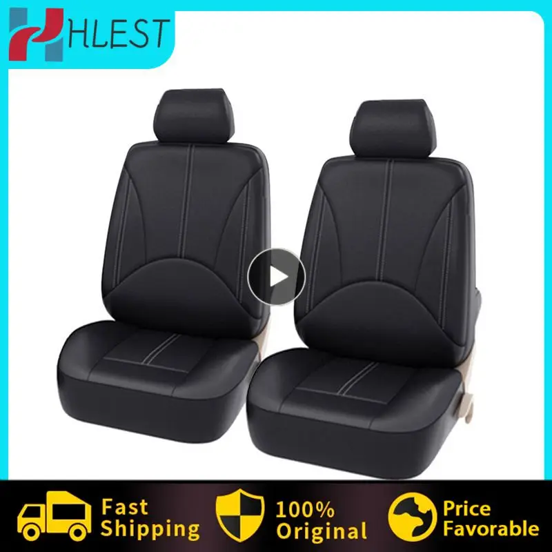 

Universal Car Seat Cover PU Leather Front Car Seat Cushion Pad Cushion Back Four Seasons Styling Car Seat Protector Accessories