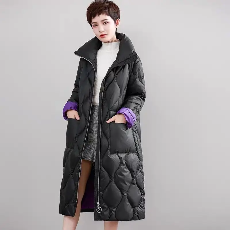 Winter Women's Cold Coat Parkas Super Hot Coats Long Down Jacket Jacket Retro Loose Cheap Wholesale Women's Clothing Fashion
