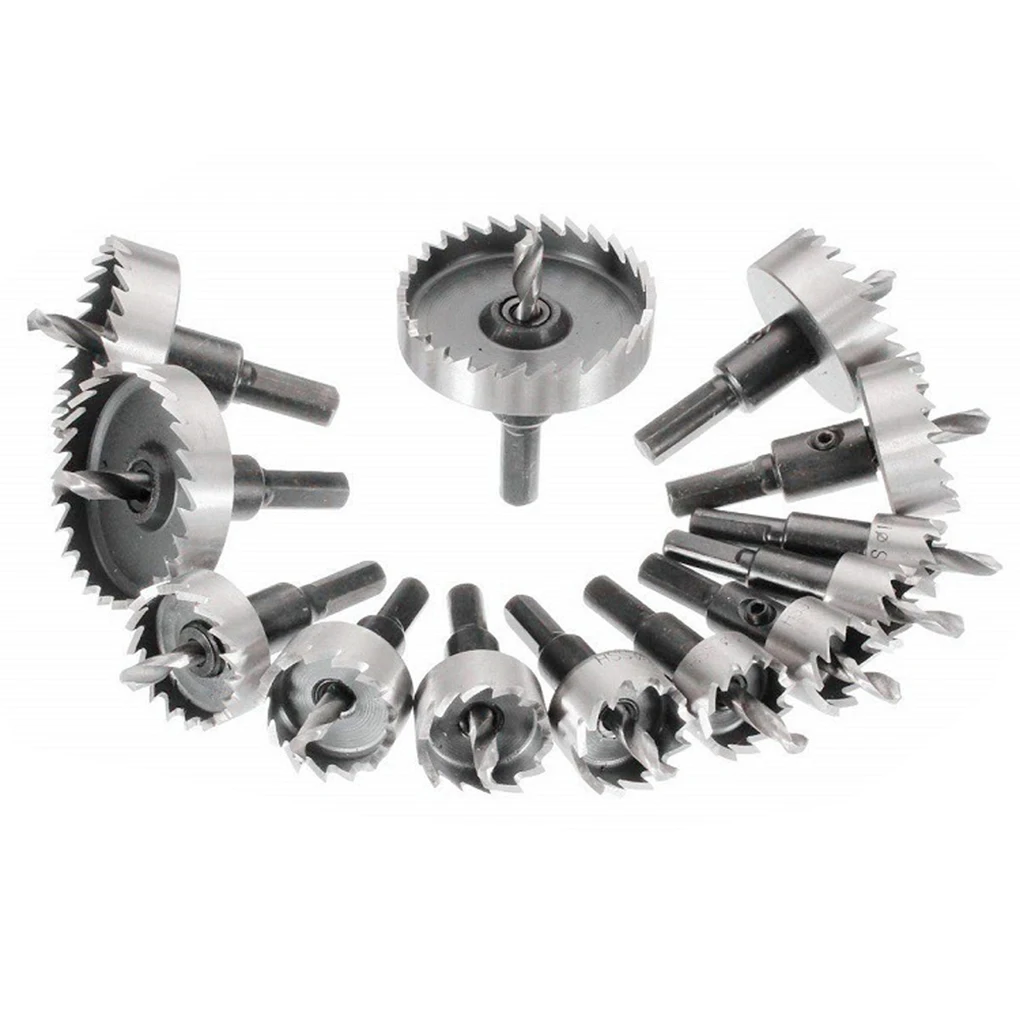 

Набор сверл из быстрорежущей стали высокого качества, 13 шт., 16-52 мм, для открывания отверстий, из нержавеющей стали