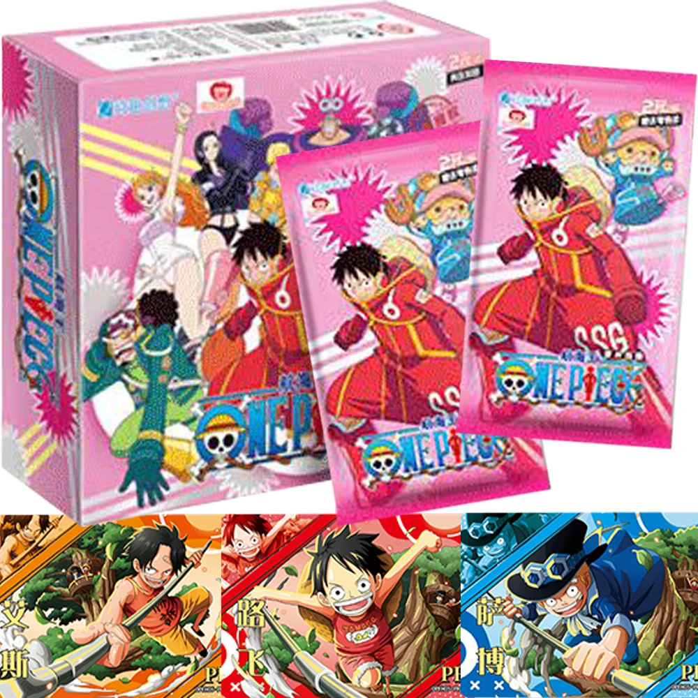 Цельные коллекционные карты для детей персонажи аниме Shanks Sabo Borsalino красочные