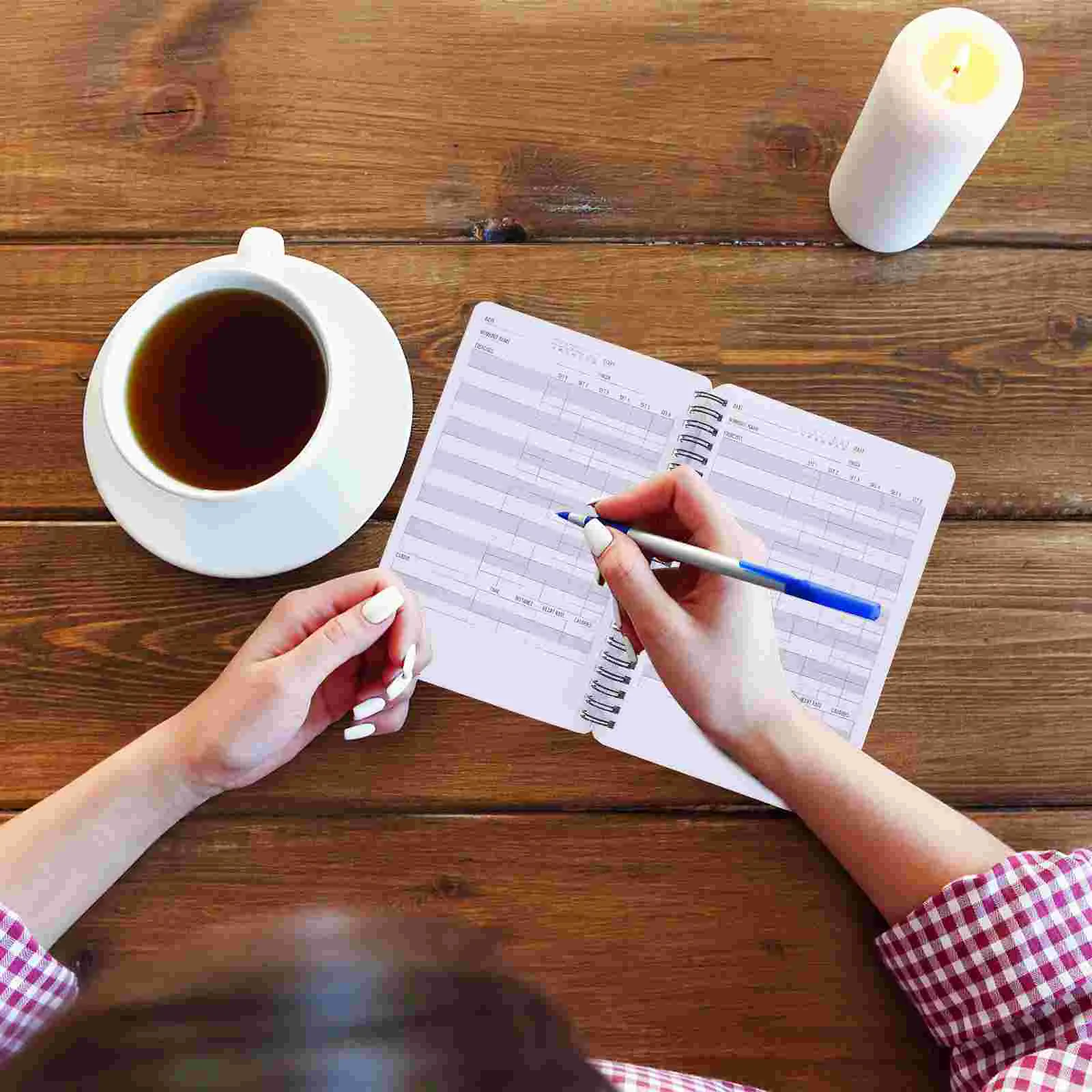 Планировщик тренировок фитнес-перфоратор блокнот цели журнал карманный для