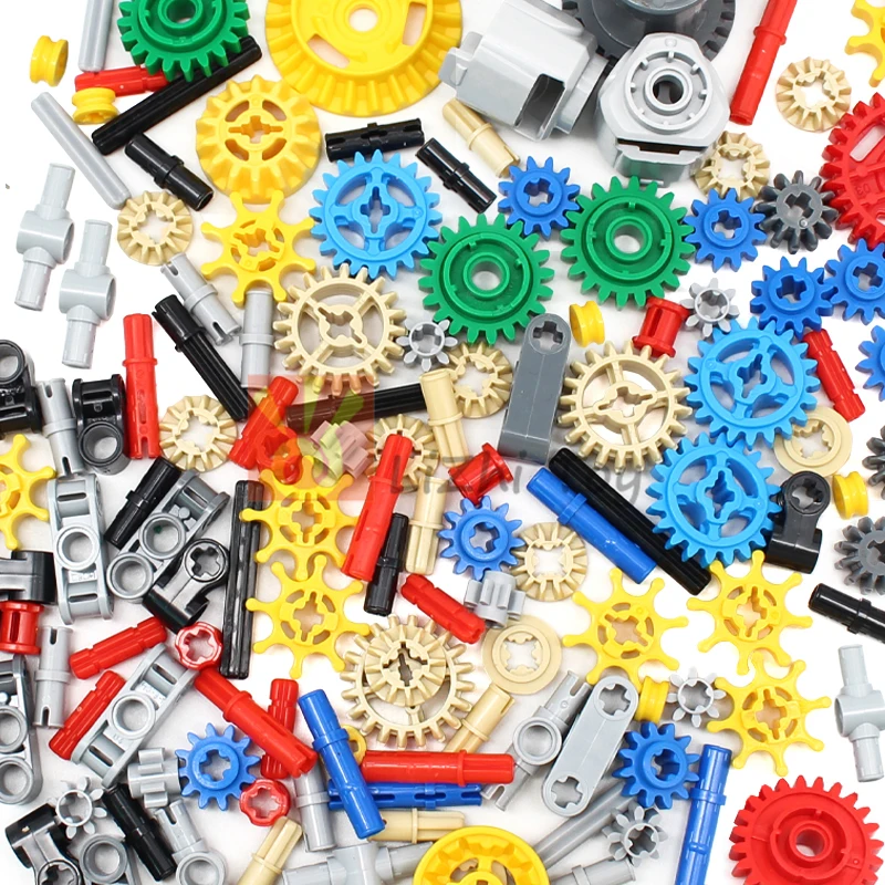 Технология MOC Bricks, строительные блоки, амортизатор, штифт, разъем оси, муфта, проигрыватель, зубчатая рейка, рулевое управление автомобиля, игрушка для майстеров (art.: 3920cfd84f6ff) - 3920cfd84f6ff