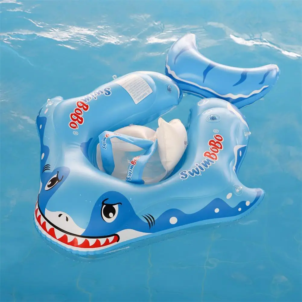 

Baby Swimming Float with Sun Canopy Inflatable Infant Floating Swim Rings Kids Swim Pool Accessories Circle Bathing Summer Toys