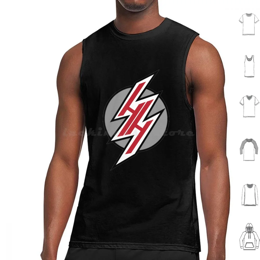 Hentai логотип (большой принт) майки жилет без рукавов Аниме Манга японская смешная