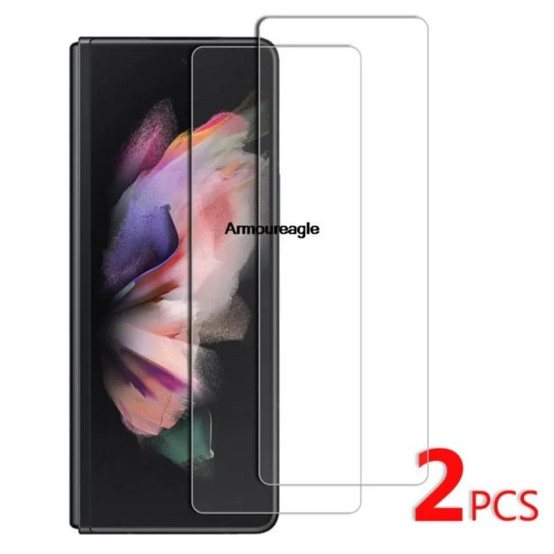 2 5d защитная пленка из закаленного стекла с полным клеем для samsung galaxy z fold 3 5g экрана