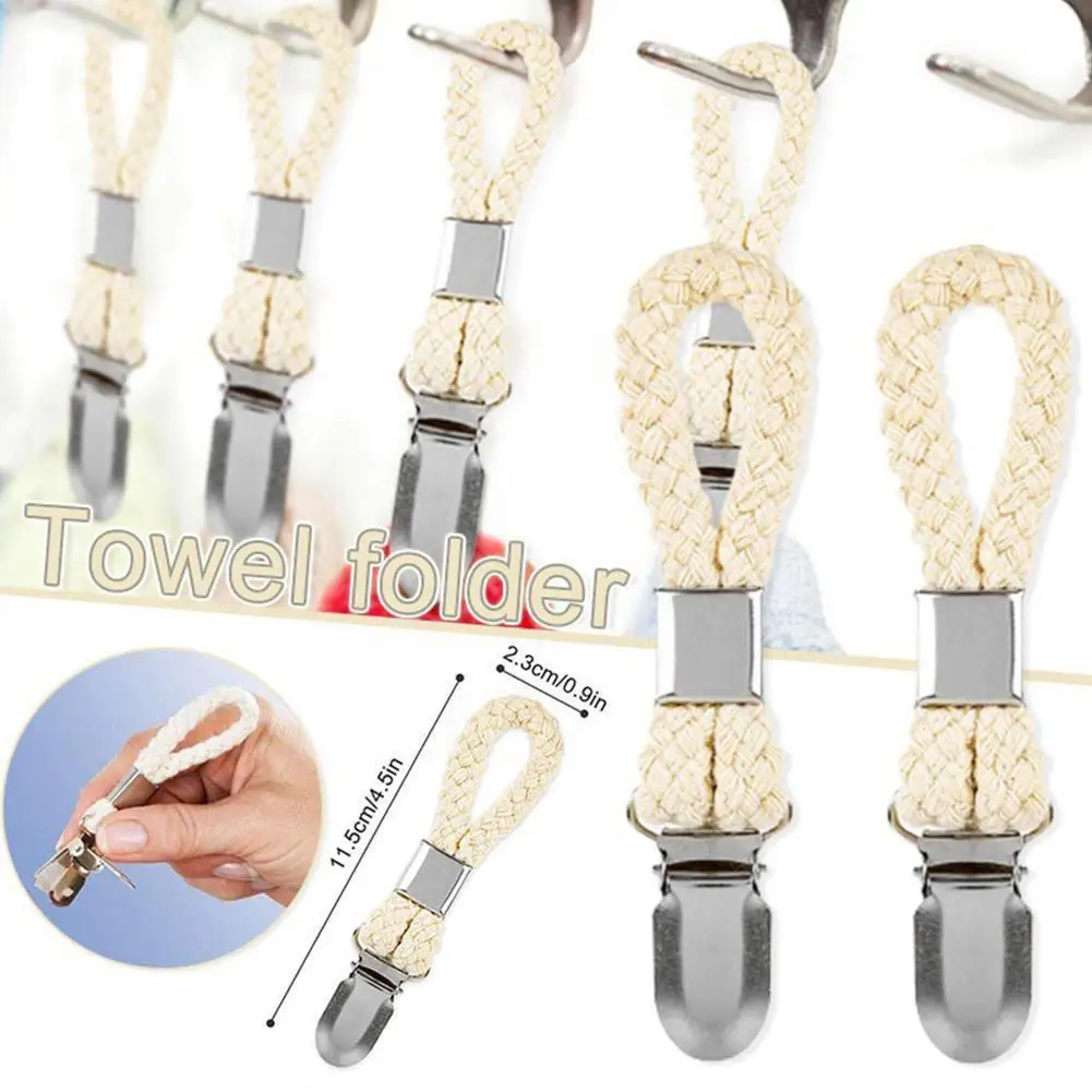 

Towel Clip On Hooks Loops Metal Clothespins Hand Towel Multipurpose Kitchen Clothespin Home Bathroom Clips Hangers G4L1