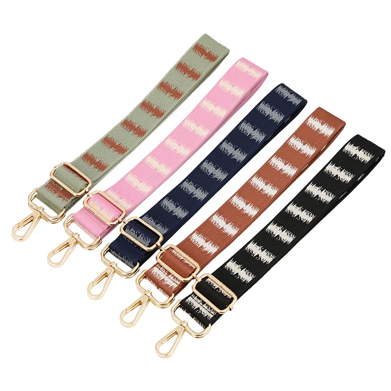 

Tie-dye Bag Strap Woman Colored Straps For Crossbody Wide Shoulder Bag Strap Replacement DIY Bag Accessories Adjustable Belts