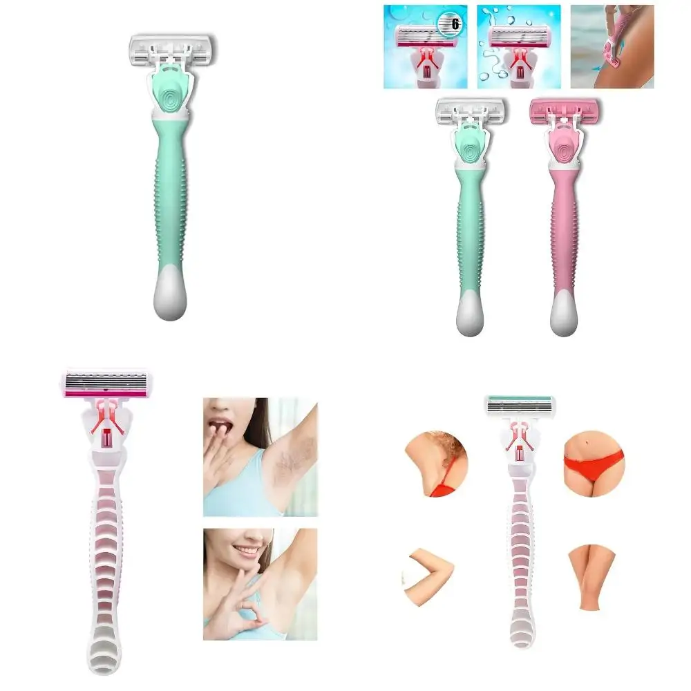 Женская бритва для удаления волос на теле 1 шт. - гладкая портативная простая в