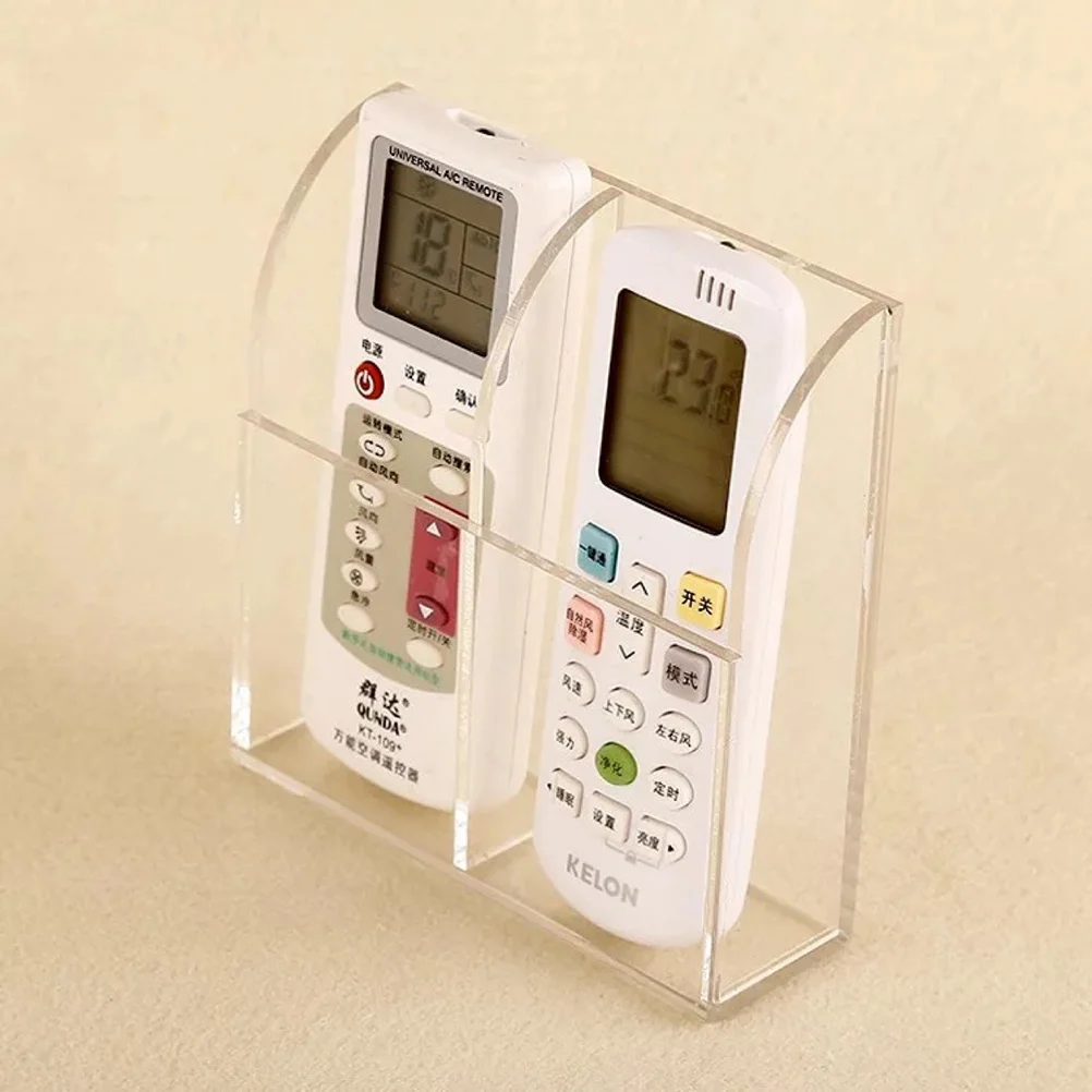 

Holder Remote Wall Mount Control Organizer Acrylic Controller Media Box Conditioner Air Desktop Tidy Universal Holders