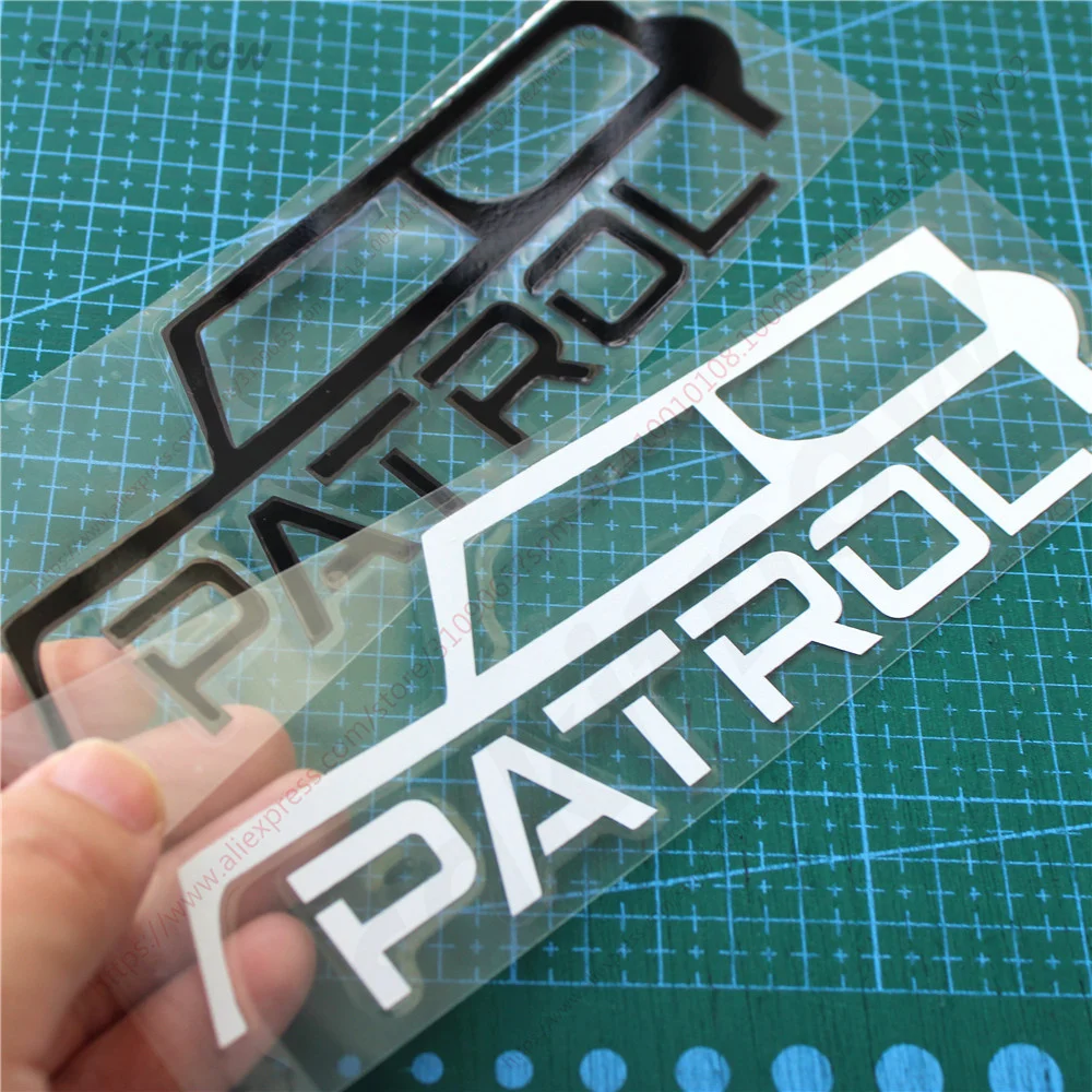 Виниловая модель автомобиля, Спортивная наклейка, модная Светоотражающая наклейка на переднюю и заднюю панель, стильные украшения, аксессуары для Nissan патруль Y60, Y61, Y62