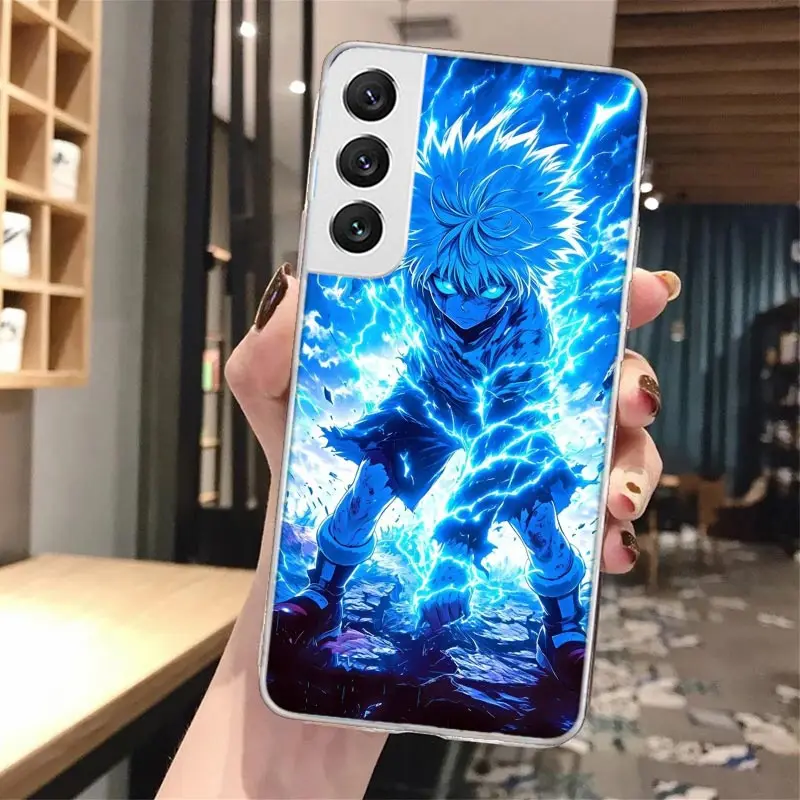 Huner X-Hunters Killua Мягкий чехол для телефона Samsung Galaxy S24 S25 S23 S22 Ultra S21 Plus S20 FE S10 + S10E S25Ultra