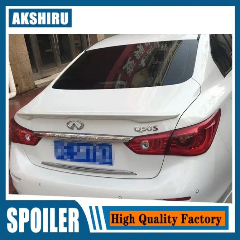 

Спойлер для Infiniti Q50 Q50S, задний спойлер из АБС-материала для заднего крыла автомобиля, задний спойлер для Infiniti Q50, спойлер 2013 2017